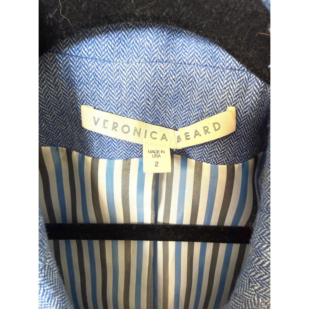 Veronica Beard Cooke Double-Breasted Dickey Jacket | Size 2 - Picture 7 of 12